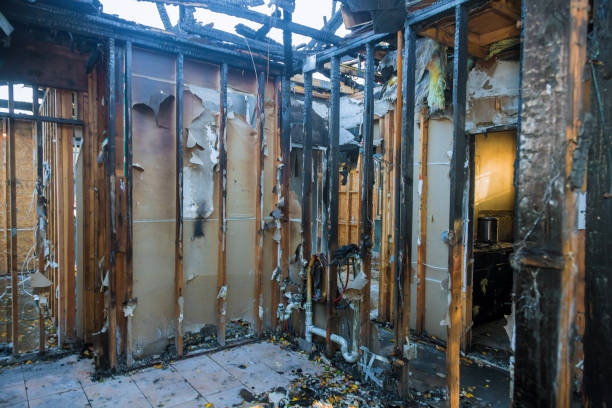 Professional Soot Cleanup technician working in Beachwood, OH
